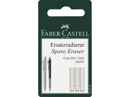FABER-CASTELL Gomme de rechange pour porte-mines GRIP