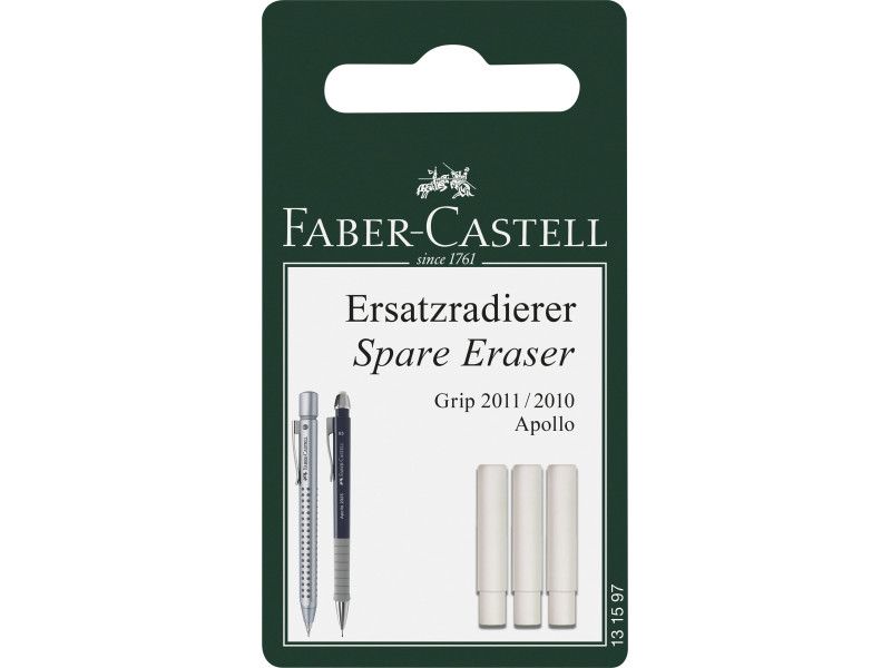 FABER-CASTELL Gomme de rechange pour porte-mines GRIP