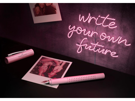 FABER-CASTELL Stylo plume GRIP 2011, M, rose