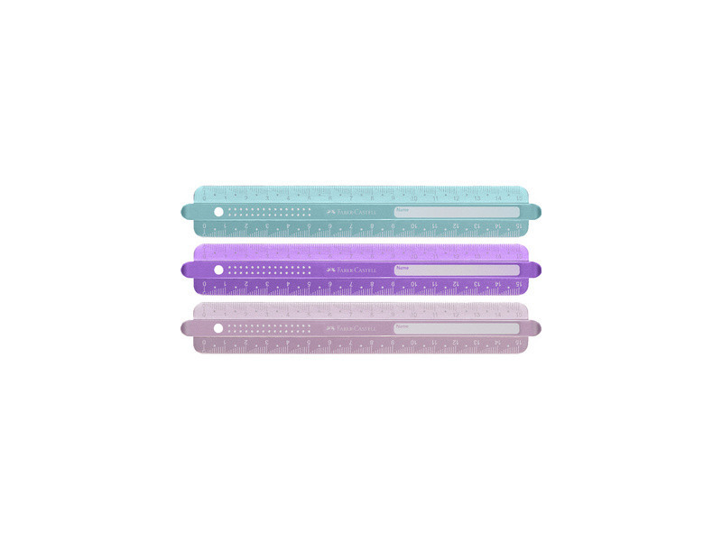 FABER-CASTELL Règle SPARKLE, 300 mm, assorti