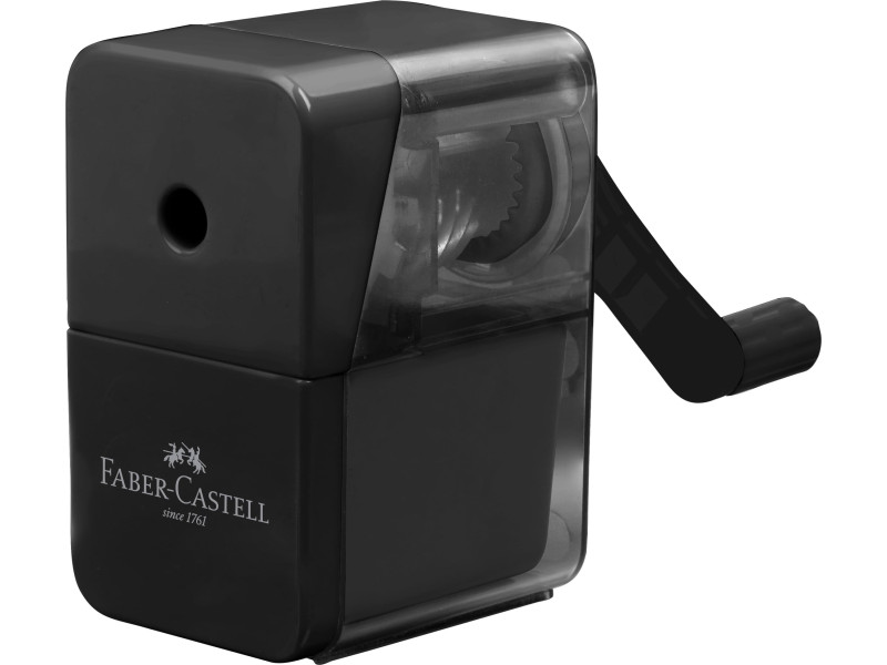 FABER-CASTELL Machine à tailler, manuelle, 1 trou, noir