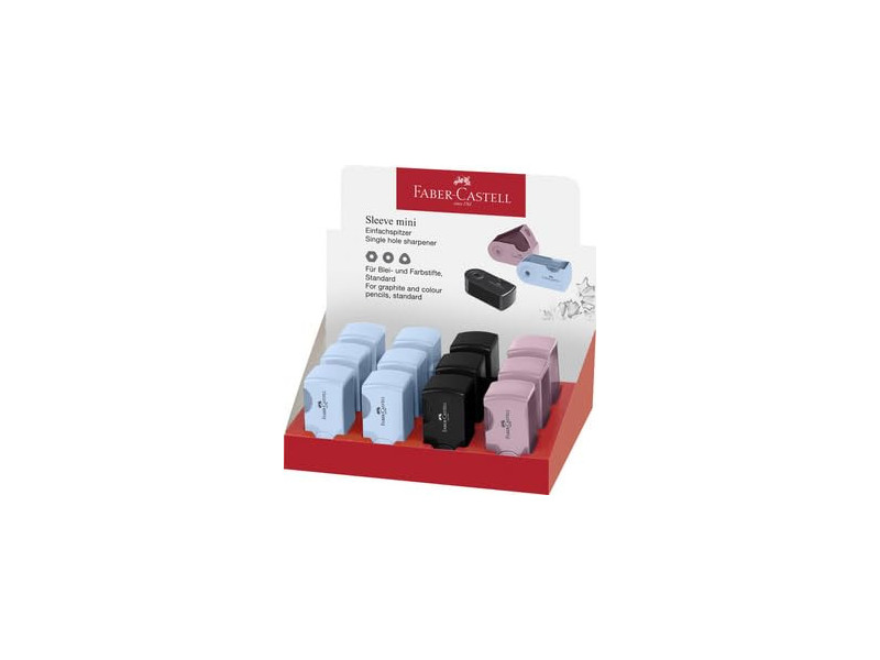 FABER-CASTELL Taille-crayon simple SLEEVE MINI, assorti