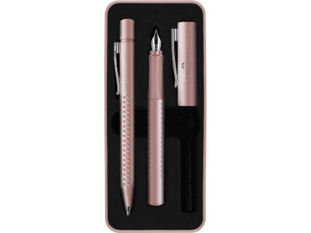 FABER-CASTELL Set d'écriture GRIP 2011, rose