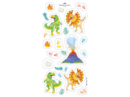 FABER-CASTELL Crayon de couleur Colour GRIP Dino, 10+3