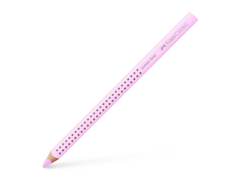 FABER-CASTELL Crayon de couleur Jumbo GRIP PASTEL, rose