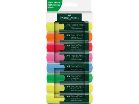 FABER-CASTELL Surligneur TEXTLINER 48, étui de 8