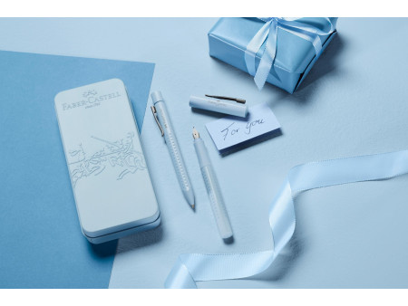 FABER-CASTELL Stylo plume GRIP 2010 Harmony, F, bleu ciel