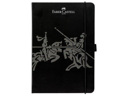 FABER-CASTELL Carnet, A5, quadrillé, noir