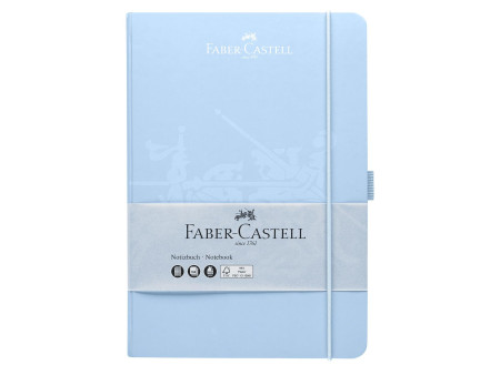 FABER-CASTELL Carnet, A5, quadrillé, bleu ciel