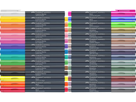 FABER-CASTELL Creative Marker, étui de 30