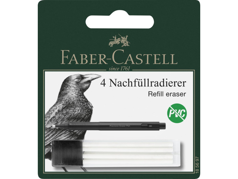 FABER-CASTELL Gomme de recharge pour PRECISION ERASER PEN