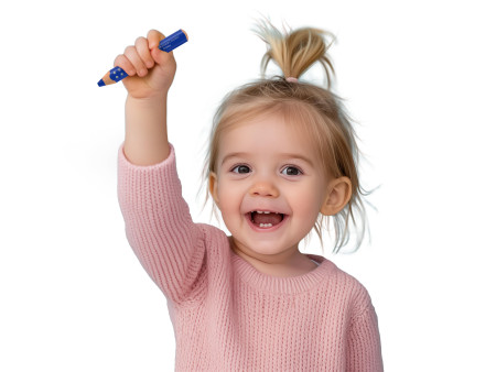 FABER-CASTELL Crayon de couleur Grippy, étui carton de 6