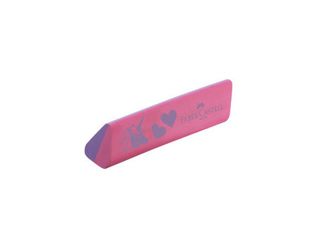 FABER-CASTELL Gomme en plastique 'Licorne', rose/violet