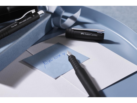 FALER-CASTELL Stylo plume POLY PEN, B, noir
