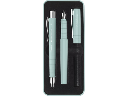 FABER-CASTELL Set de stylos POLY BALL/PEN, caribic blue