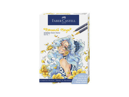 FABER-CASTELL Sketch Marker GOLDFABER, kit Romantic Manga 1
