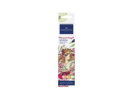 FABER-CASTELL Sketch Marker GOLDFABER, kit Romantic Manga 2