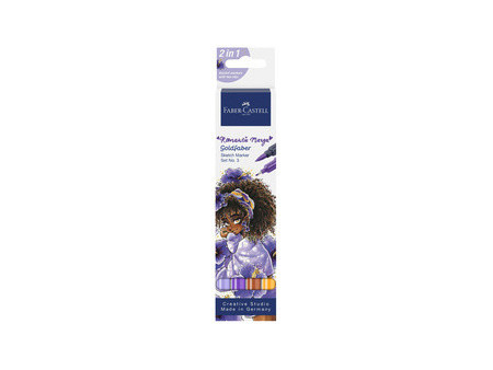 FABER-CASTELL Sketch Marker GOLDFABER, kit Romantic Manga 3