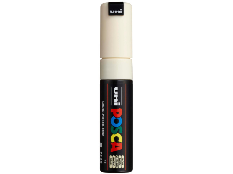 POSCA Marqueur à pigment PC-8K, ivoire