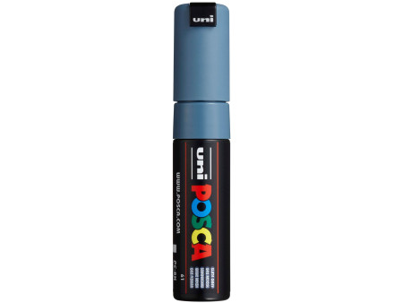 POSCA Marqueur à pigment PC-8K, gris ardoise