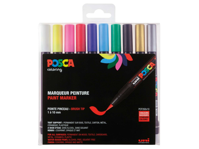 POSCA Marqueur à pigment PCF-350, étui de 10