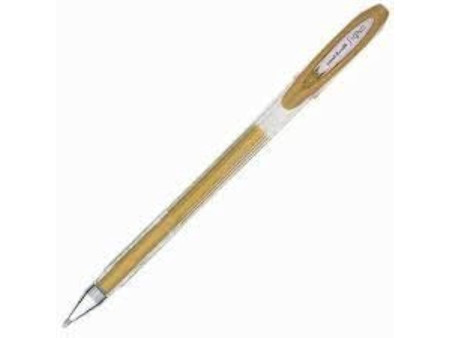 uni-ball Stylo roller encre gel SIGNO Métal UM120NM, or