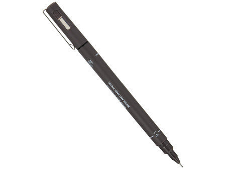 uni-ball Feutre technique PIN 01200 GF, gris foncé