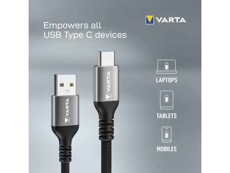VARTA Câble de chargement Speed Charge & Sync cable 2 m