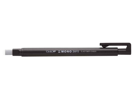 TOMBOW Stylo-gomme 'MONO zero', pointe anguleuse , noir