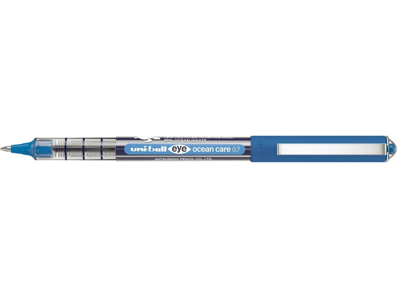 uni-ball Stylo roller eye ocean care 0.7, bleu