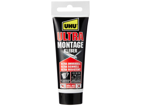 UHU Colle de montage Ultra, sans solvants, tube de 75 g