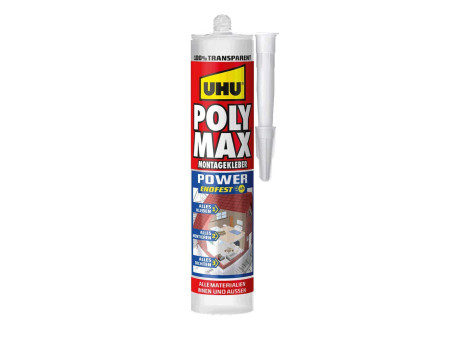 UHU Colle d'étanchéité POLYMAX POWER, transparent, 300 g