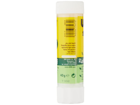 UHU Bâton de colle stic ReNature, sans solvants, 40 g, tube