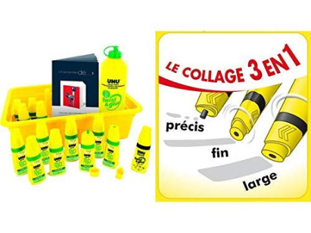 UHU Pack scolaire flacon de colle twist & glue