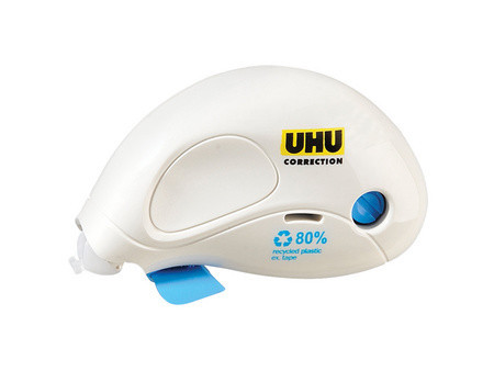UHU Roller correcteur Compact, 5 mm x 10 m, blanc