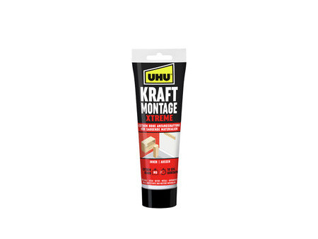 UHU Colle de montage KRAFT XTREME, cartouche de 370 g