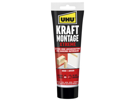 UHU Colle de montage KRAFT XTREME, tube de 175 g