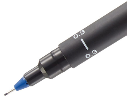 uni-ball Feutre technique PIN 03200 B, bleu