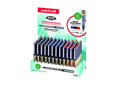 uni-ball Stylo roller eye broad UB150/10E, présentoir de 72