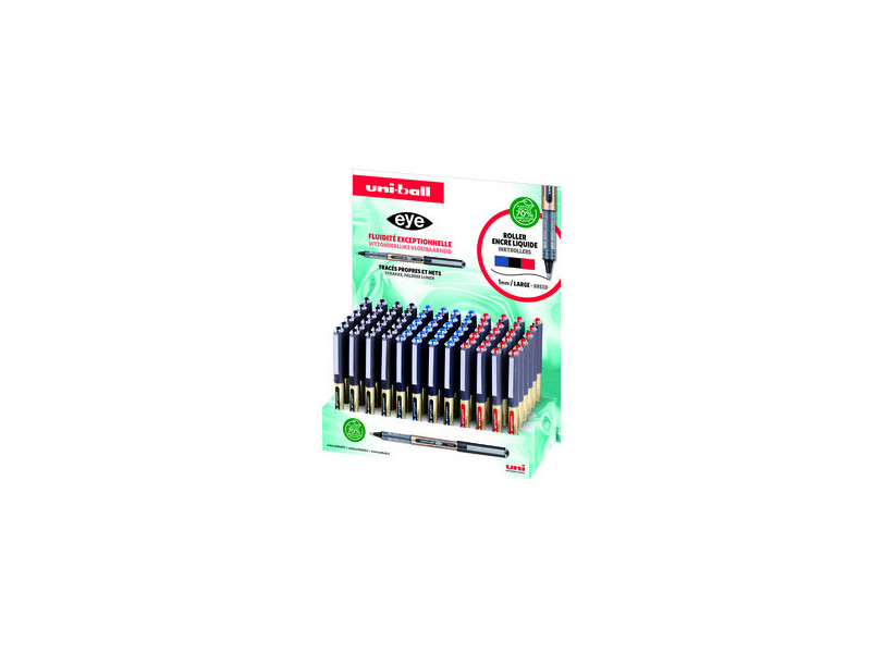 uni-ball Stylo roller eye broad UB150/10E, présentoir de 72