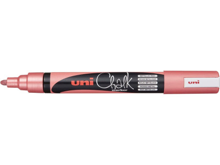 uni-ball Marqueur craie Chalk marker PWE5M, rouge métallique
