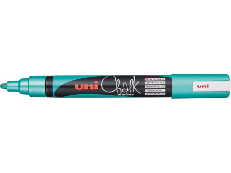 uni-ball Marqueur craie Chalk marker PWE5M, vert métallique