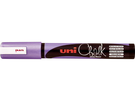 uni-ball Marqueur craie Chalk marker PWE5M violet métallique