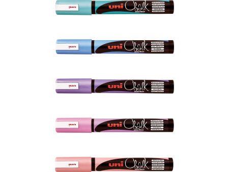 uni-ball Marqueur craie Chalk marker PWE5M violet métallique