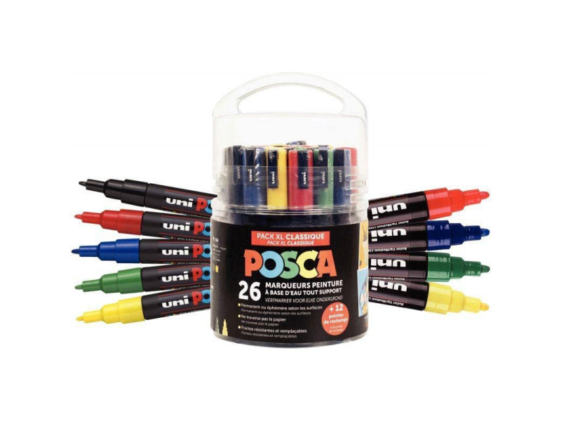 POSCA Marqueur à pigment 'Pack Educréatif Classique', set