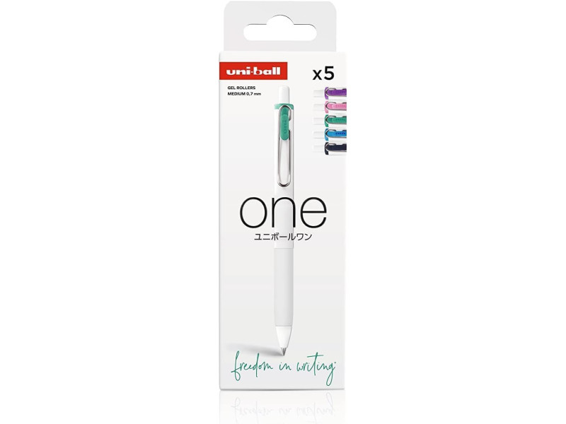uni-ball Stylo roller encre gel one UMNS/07, set 'Electrique