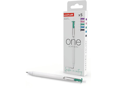 uni-ball Stylo roller encre gel one UMNS/07, set 'Electrique