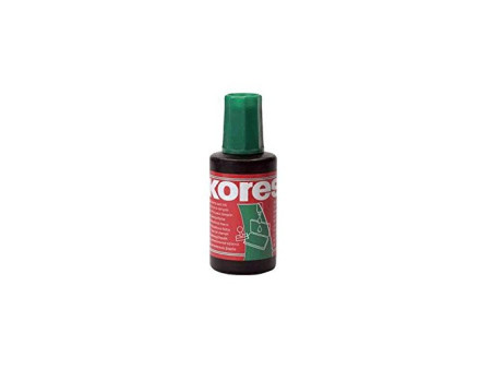Kores Encre pour tampon encreur, contenu: 27 ml, vert