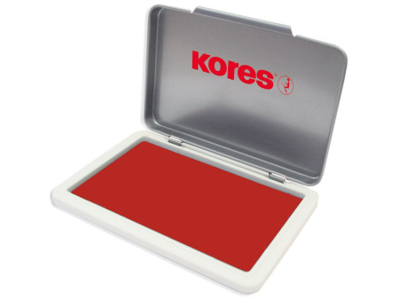 Kores tampon encreur 'METALLICA', (L)110 x (P)70 mm, rouge