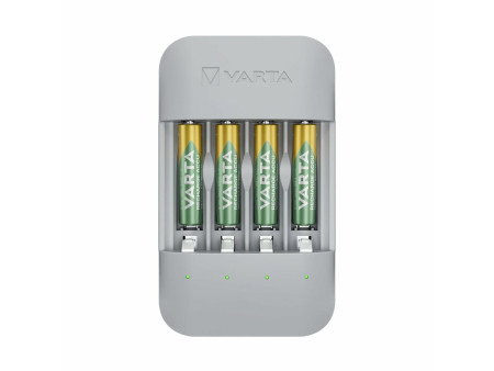 VARTA Chargeur ECO Charger Pro Recycled, avec 4x Micro AAA